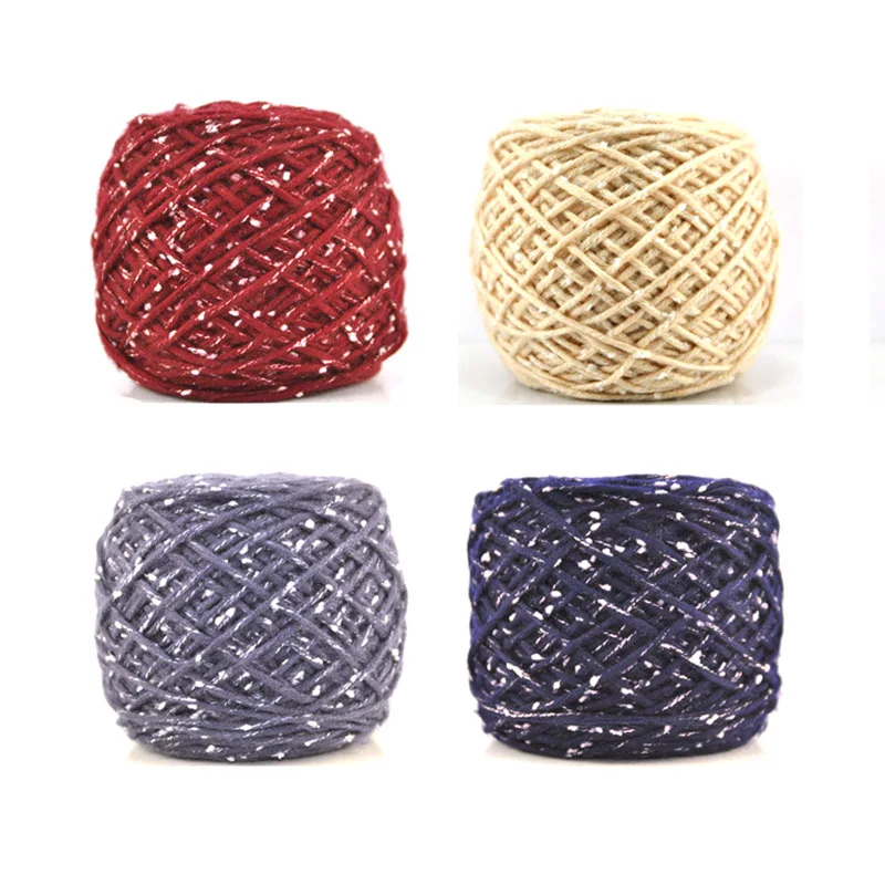 Плотная пряжа для вязания крючком 200 г/лот 1 шарик мягкая хлопчатобумажная вязка