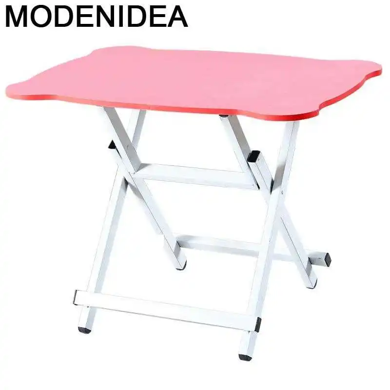 

Redonda Outdoor Furniture Dinning Picnic Camping Oro Restaurant Tafel Home Folding Plegable Mesa De Jantar Desk Dinner Table