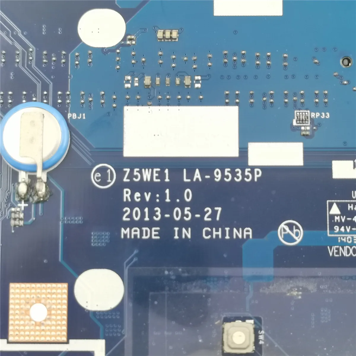 LA-9535P NBMER11003 NB.MER11.003 для Acer aspire E1-570 E1-530 E1-570G Материнская плата ноутбука Z5WE1 с i5-3337U