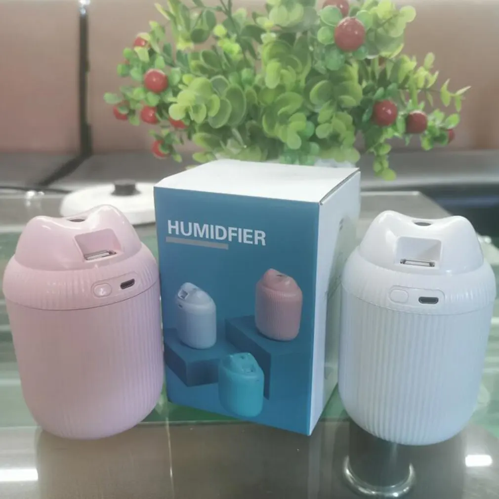 Милый Кот Форма увлажнитель зарядка через USB немой Мини Маус для автомобиля