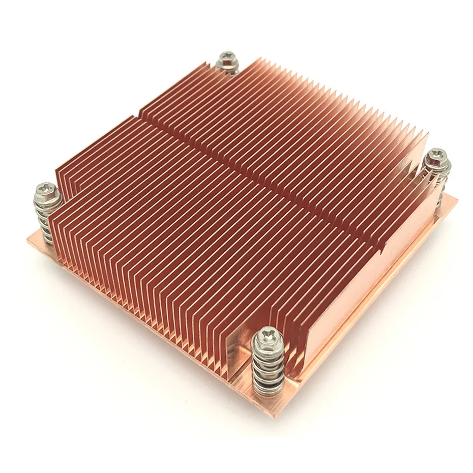 Coolсервер 1U1C 1U Настольный ПК CPU сервер рабочая станция кулер тонкий радиатор для