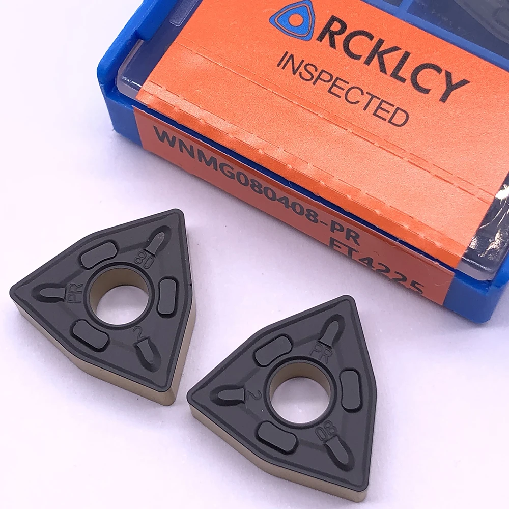 10 шт. RCKLCY твердосплавный инструмент для обработки деталей вращения вставки WNMG080408