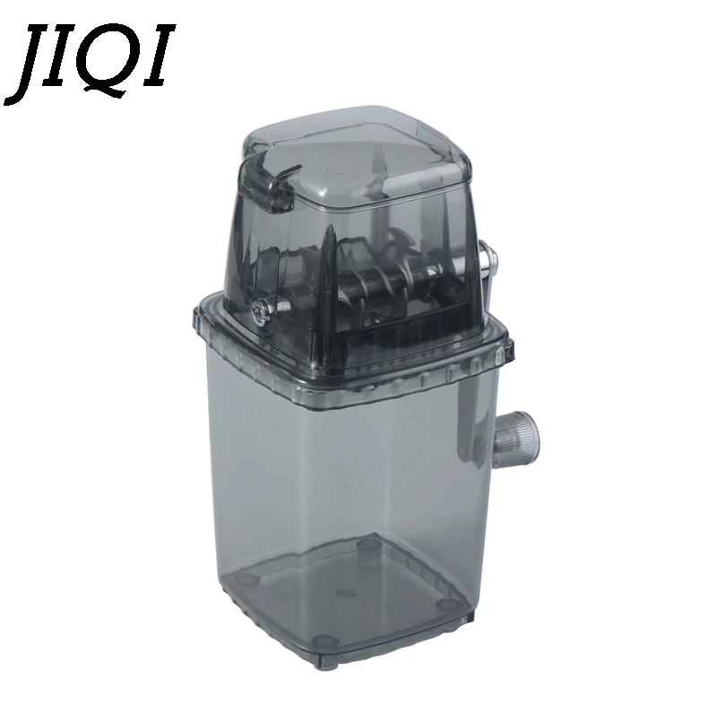 JIQI ледодробилка ручная бритва Ледогенератор Слюнявчики инструмент для