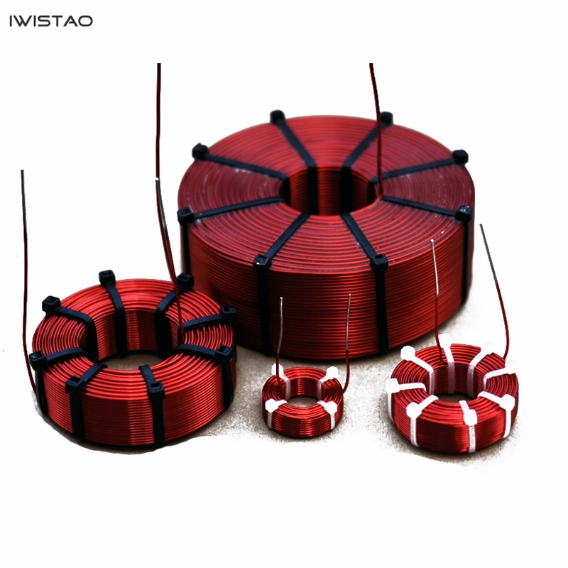 Iwistao полый индуктор катушки бескислородной меди сабвуфер кроссовер HIFI аудио customization 1.2mh до 64MH