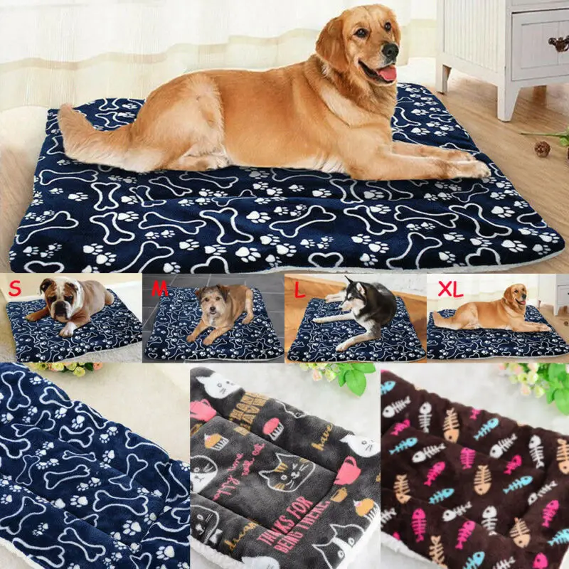 Большой моющийся домашний плед для собак кошек кровать подушка матрас мягкий