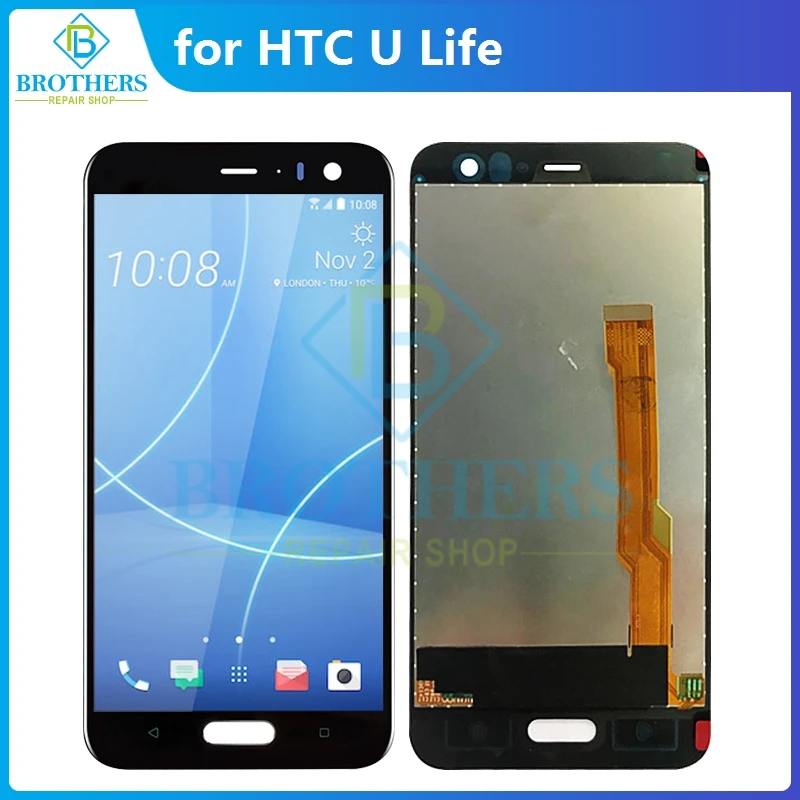 lcd screen for htc u life lcd display for htc u life touch screen assembly without frame touch digitizer phone replacement test free global shipping