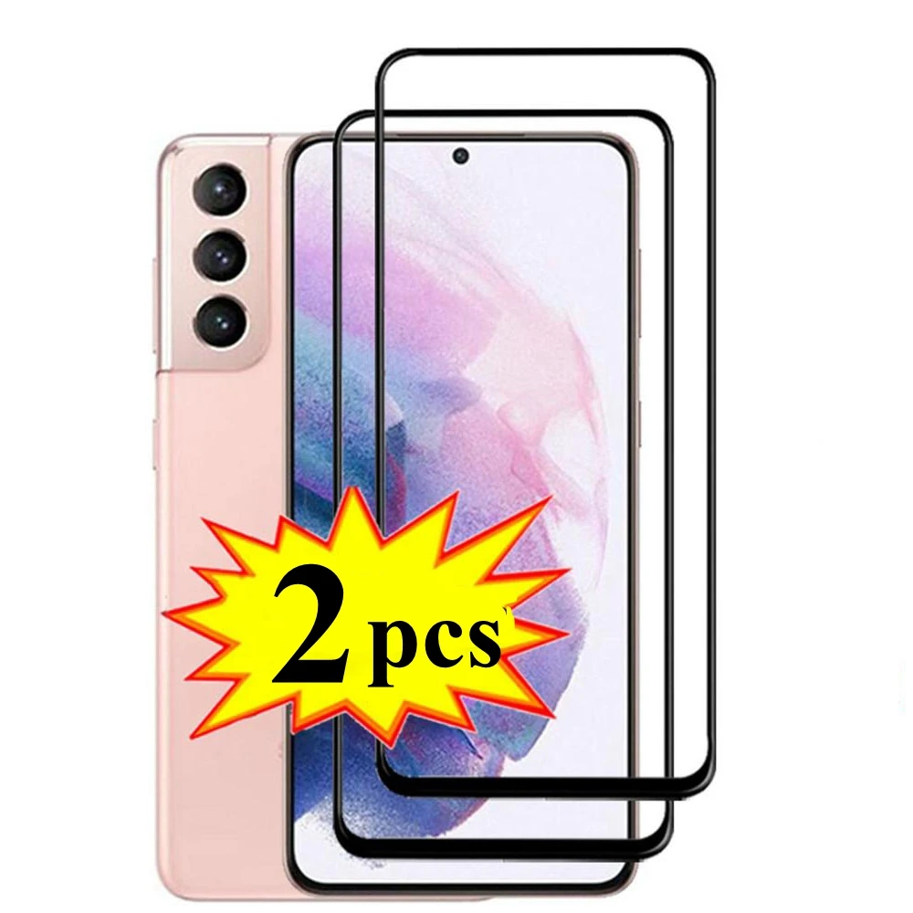 Закаленное стекло S21 2 шт. для Samsung Galaxy + Plus защитная пленка экрана передняя крышка