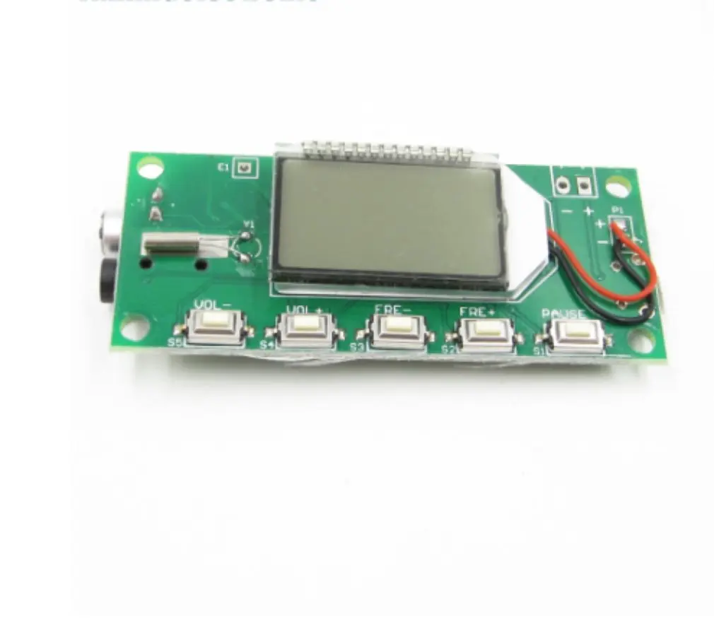 Модуль fm передатчика Dsp Pll 87 108 МГц стерео Цифровая беспроводная микрофонная плата