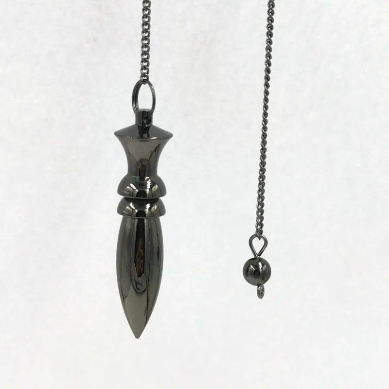 Pendulum pendant Reiki Copper Pendulums for Dowsing Divination Wicca Chakra Reiki Healing Pyramid Pendant Chakra pendulo Amulet
