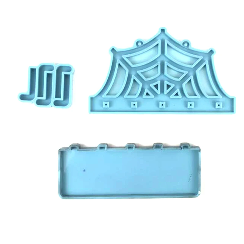 

Web Shape Wall Rack Resin Mold Spider Web Hang Shelf Mold DIY Silicone Mold for Hook Rack Epoxy Craft