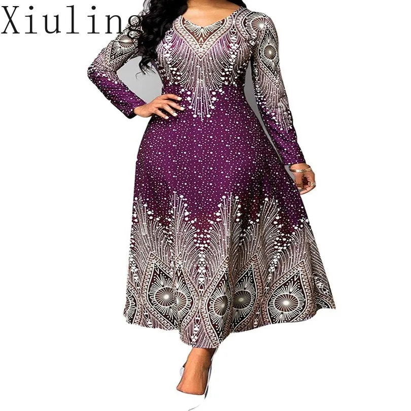 Long African Dresses For Women Africa Clothing African Design Bazin Lace Pleated Glitter Dashiki Maxi Dress Africa Clothing