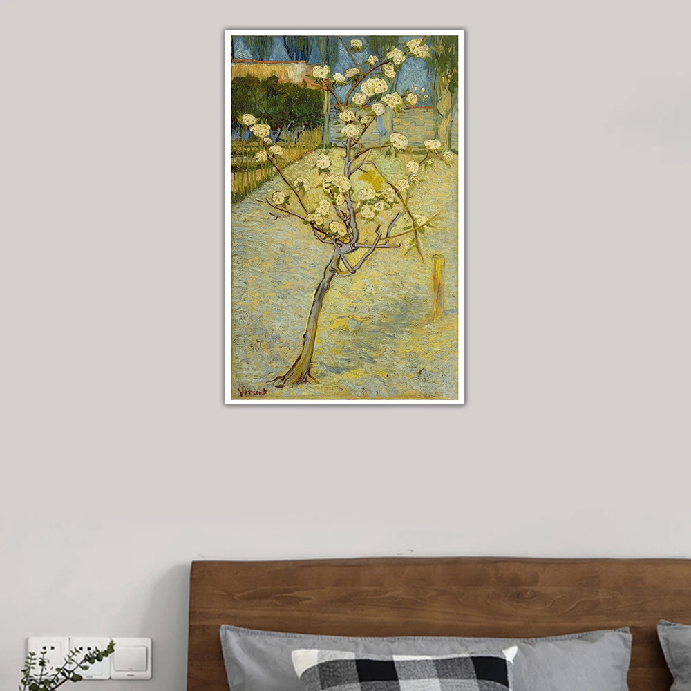 Цитон Ван Гог Small маленькое Грушевое дерево в цвету (апрель 1888) Canvas холст