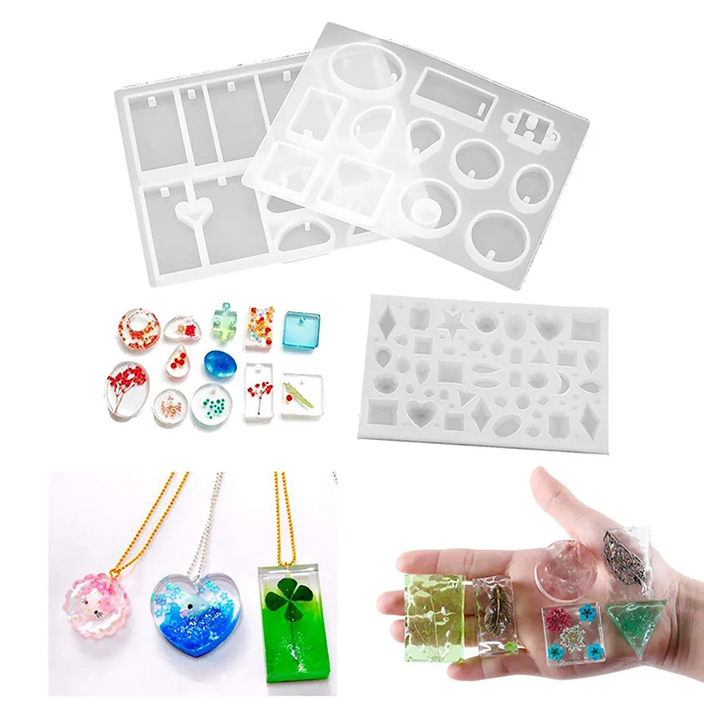 Diy Кристалл эпоксидный клей комплект браслет кулон ювелирные изделия