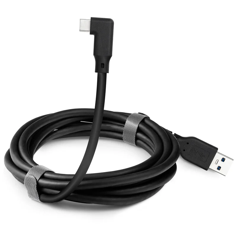 For Oculus Link USB- C Steam VR Quest/2 Type- 3.1 Data Cable Elbow Selectable 3m 5m Accessories | Электроника