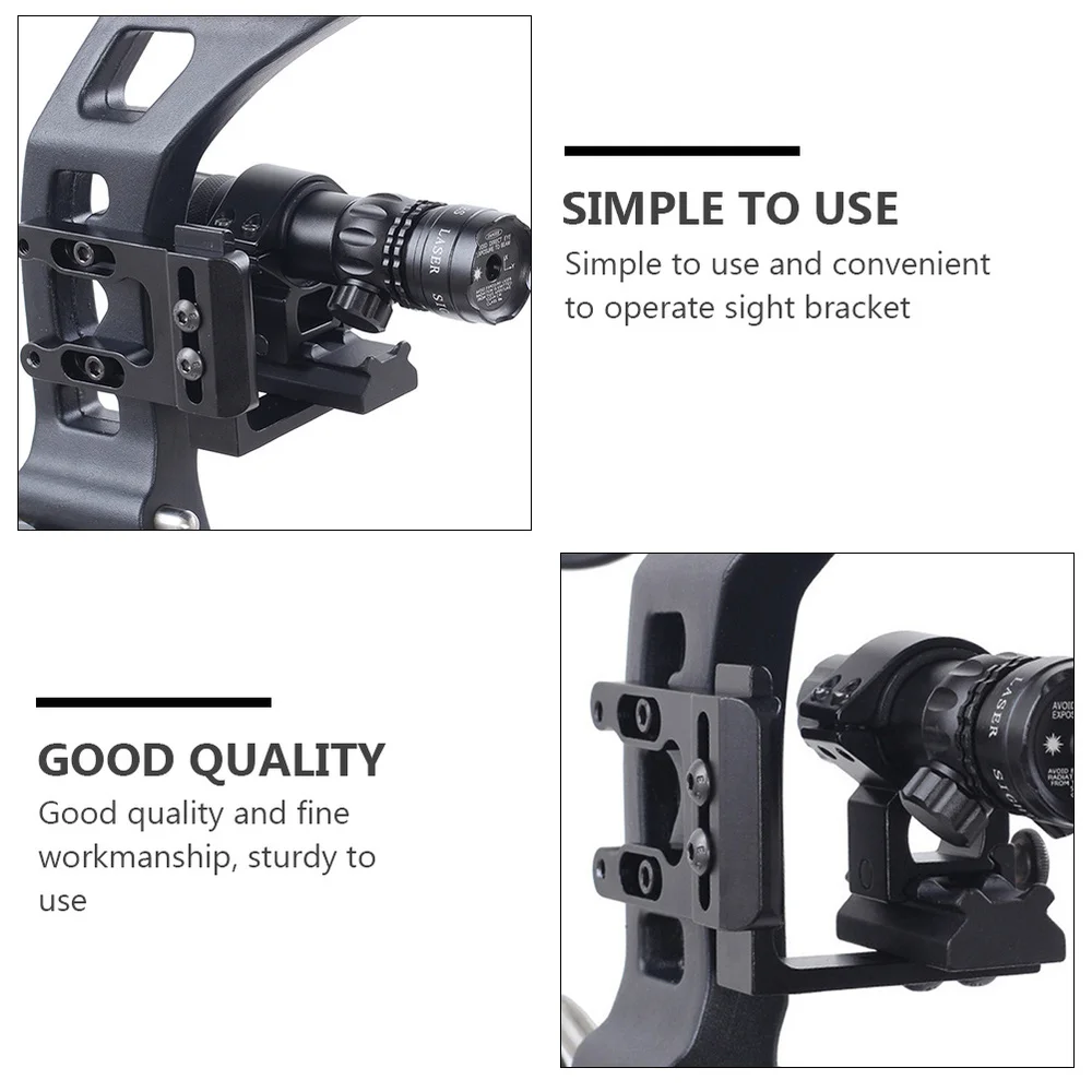 

1 Set Bow Sight Mount Aluminum Alloy 20mm Rail Scope Mount Archery Accessory