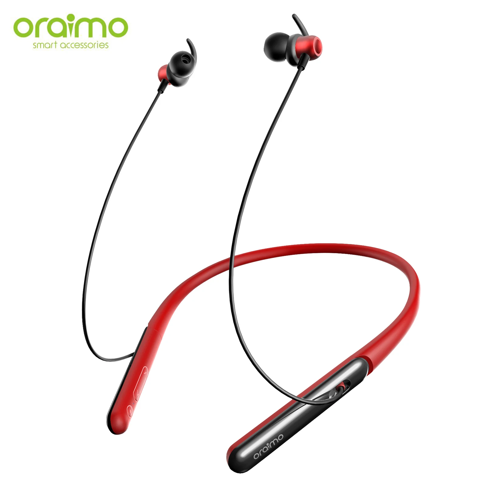 Беспроводные наушники-вкладыши Oraimo OEB-E75D Necklace 3 Lite с шейным ободом спортивные