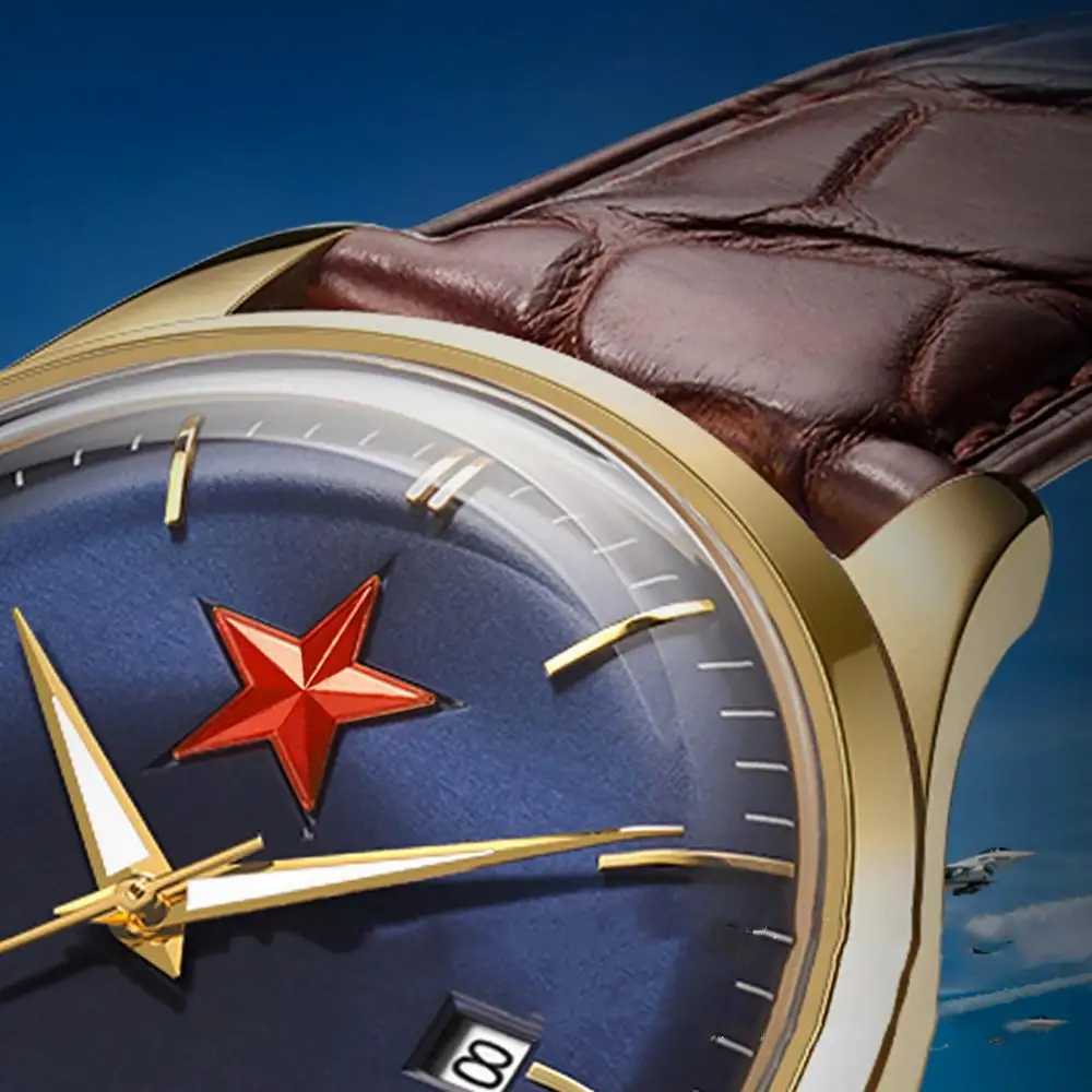 Часы наручные Pilot Мужские автоматические роскошные деловые авиационные