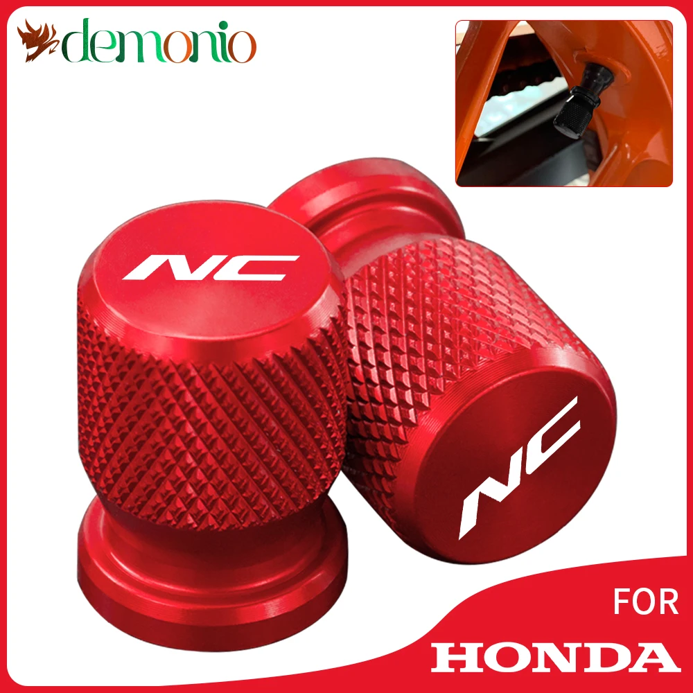 

Wheel Tire Valve Stem Caps Airtight Covers with LOGO"NC" Fit For HONDA NC700 NC700X NC750 NC750X All Years NC 700 750 X all year