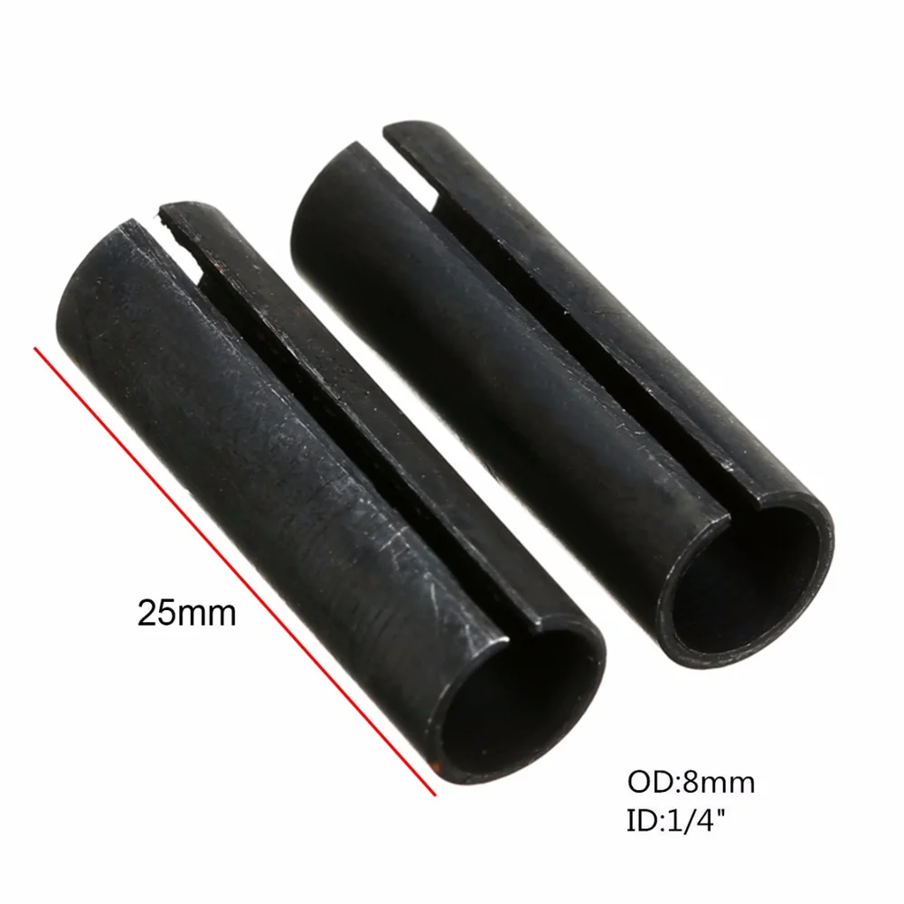 2 шт. Мощность цанговый патрон адаптер 8 мм до 1/4 &quotфрезерного инструмента для