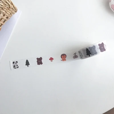 Корейский облачный смайлик маскирующая васи лента DIY декоративная клейкая лента для дневник в стиле Скрапбукинг Украшение кавайные канцелярские принадлежности - Цвет: F