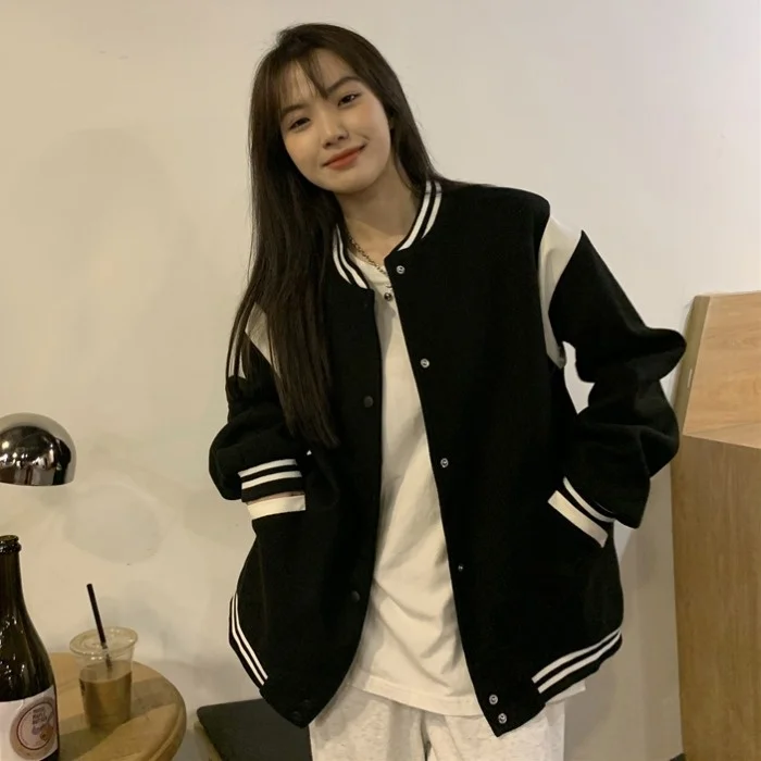 Женское однобортное пальто в стиле ретро Свободный Топ без застежек с длинными