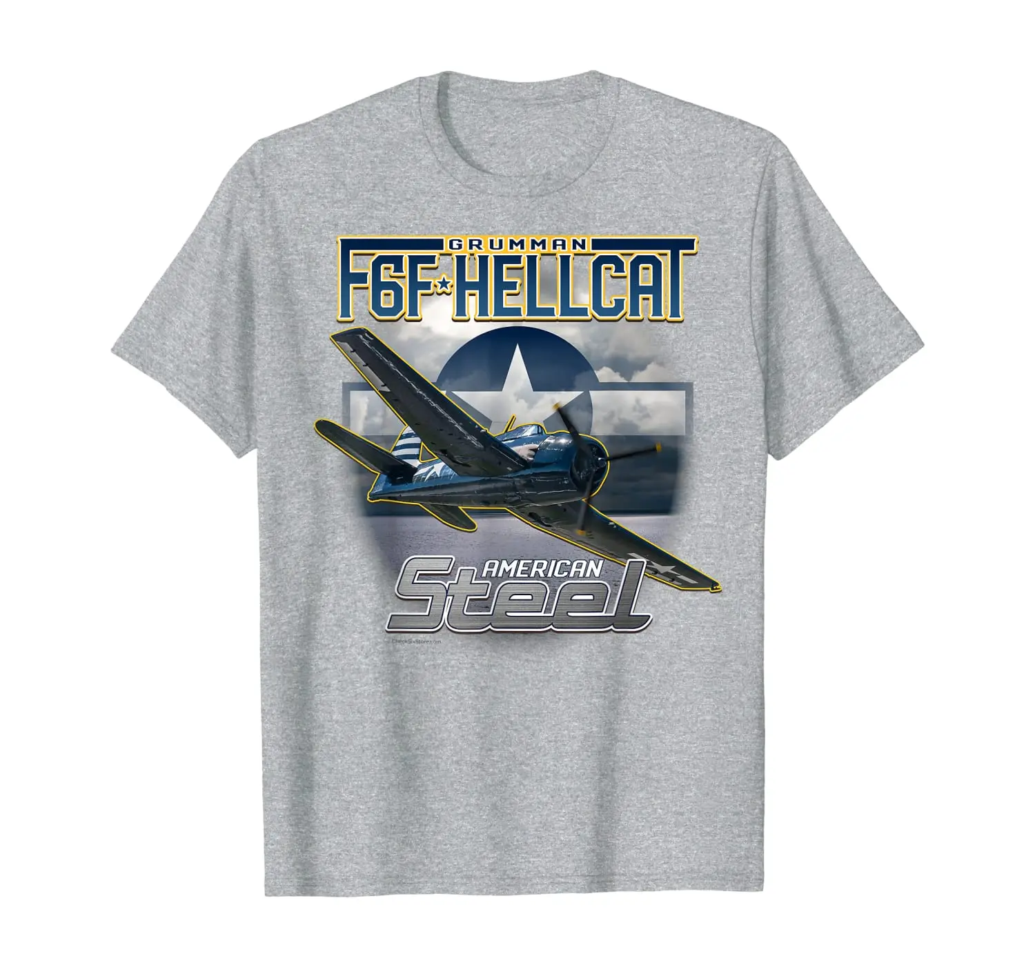 Авиационные футболки: F6F Hellcat рубашка из американской стали времен Второй мировой