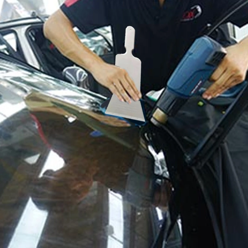 

Прочный скребок L41C с фетровыми краями, автомобильный упаковочный скребок для пленки, аппликатор, инструмент для затемнения окон, удлиненны...