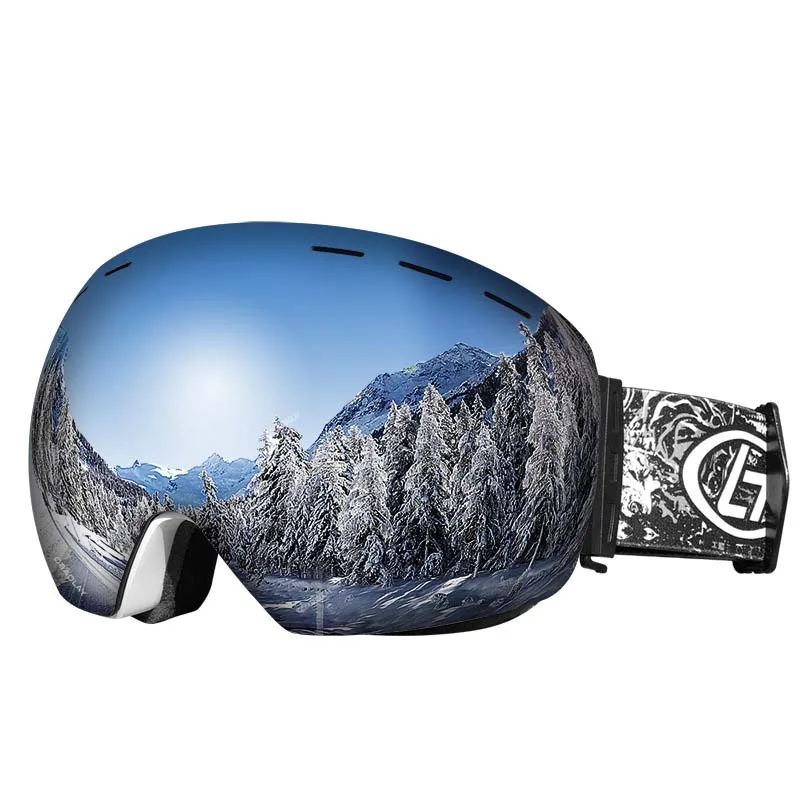 

Ski Goggles Frameless UV400 Protection Ski Mask Men Women Anti-Fog Big Face Skiing Glasses Outdoor Sport Snowboard Eyewear