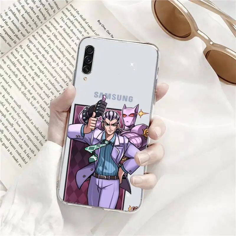 

JOJO BIZARR ADVENTUR Phone Cases Transparent For Samsung Galaxy A71 A21s S8 S9 S10 plus note 20 ultra