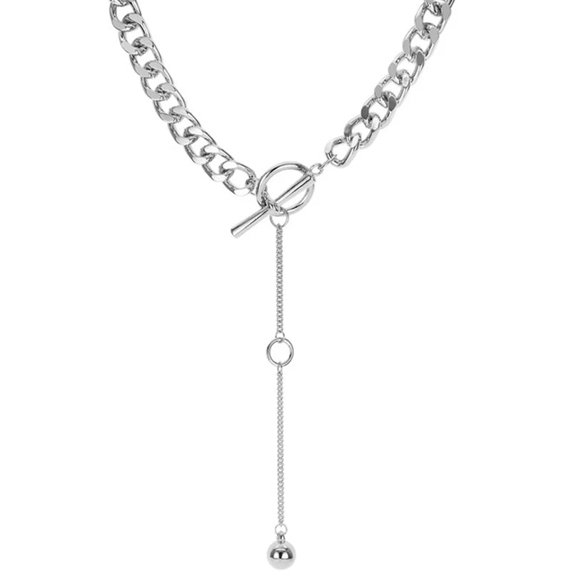 

Punk Style Choker Jewelry Cute Chain Ball Pendant Necklace Fashion Zinc Alloy Necklaces Cool Party Accessory Gifts New Arrivals