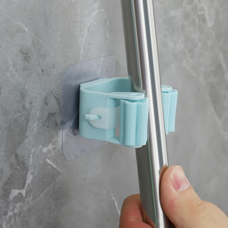 bathroom adhesive multi purpose hook wall mounted mop organizer holder rackbrush broom hanger hook kitchen bathroom strong hooks free global shipping