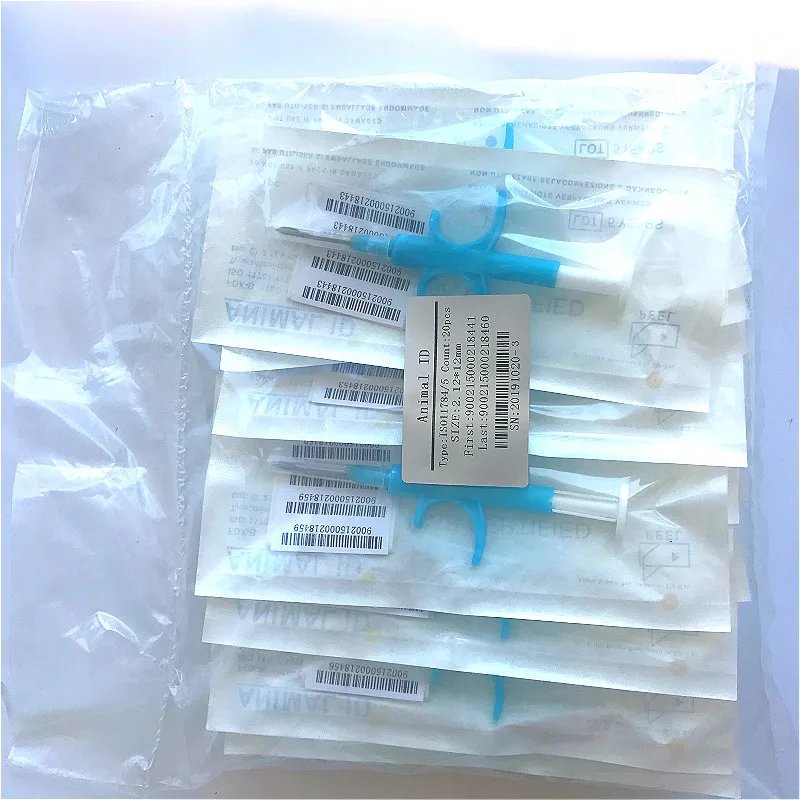 100 шт./лот 134 2 кГц RFID стеклянная бирка для идентификации домашних животных