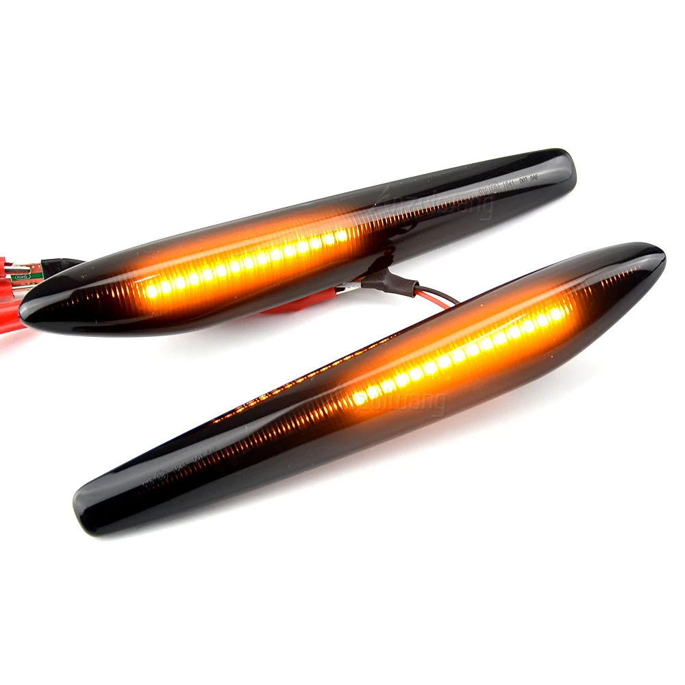 

Dynamic Amber LED Side Marker Turn Signal Sequential Blinker Light For Alfa Romeo 159 / 159 Sportwagon / Boera / Spider typ 939