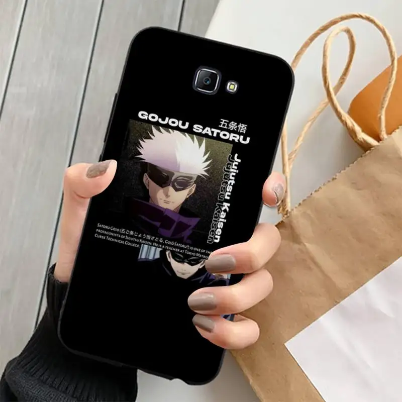 

Japan Anime Jujutsu Kaisen Gojo Satoru Phone Case for Samsung Note 8 9 10 20 lite pro ultra J 7 2 4 6 5 prime