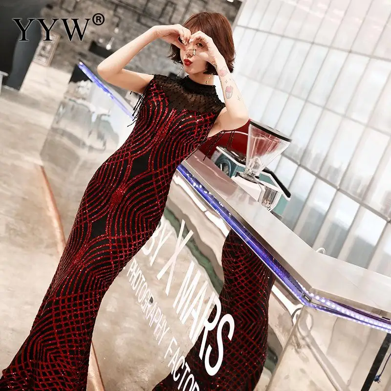 Красное вечернее платье Чонсам в стиле ретро женские сексуальные свадебные