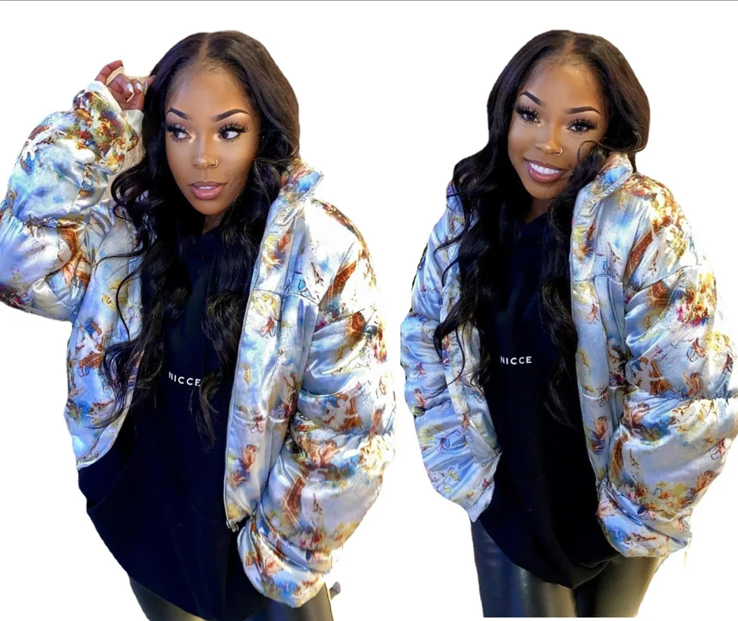 С модным принтом сохраняющие тепло женские зимние хлеб стоимость 2020 новейшие