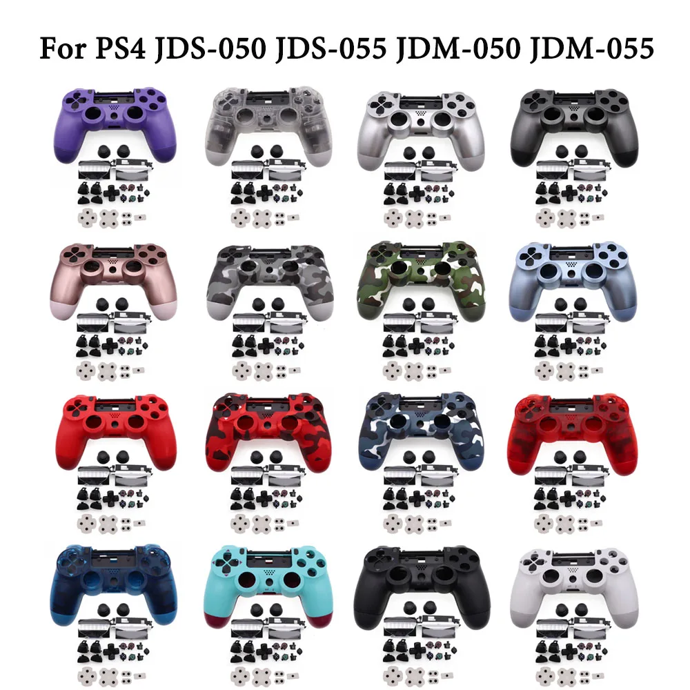 TingDong 1set Replacement case housing shell for ps4 5.0 jdm-050 jds-055 wireless controller front back cover with buttons | Электроника