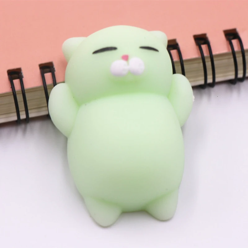 4 шт./лот милая мягкая игрушка для снятия стресса игрушки Kawaii в виде кота детей