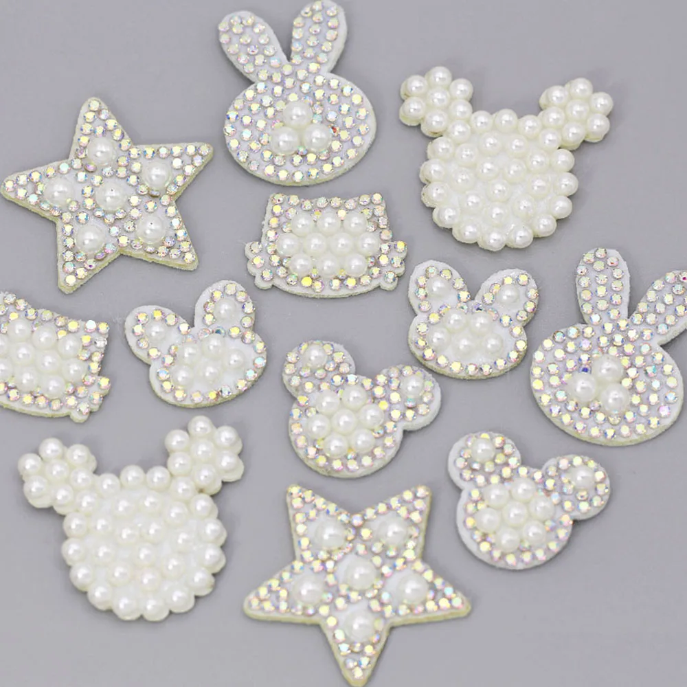 10 шт. декоративные нашивки в форме звезды/мыши/кролика/кота | Дом и сад
