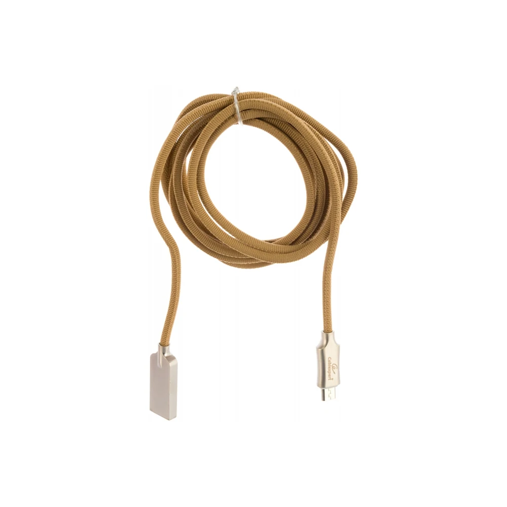 Кабель Gembird Cablexpert Platinum USB 2.0 AM/microB 1.8m Gold CC-P-mUSB02Gd-1.8M | Электроника