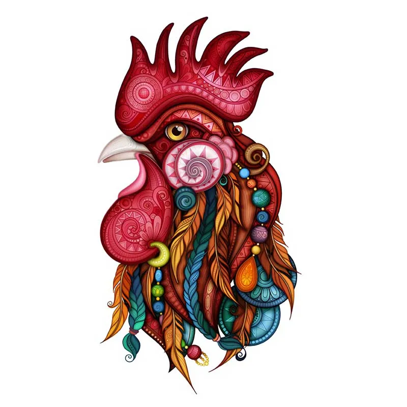 

Jigsaw Puzzle Rooster Animal Pieces Box Adult Kids Girly Game Best Gift Wooden Puzzles Educational Toy Montessori Vintage Hot