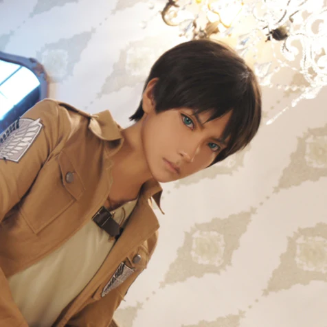 Ataque en Titán chaqueta Shingeki no chaqueta Kyojin legión Cosplay Eren Levi Mikasa chaqueta de disfraz Cosplay S-XXL images - 6