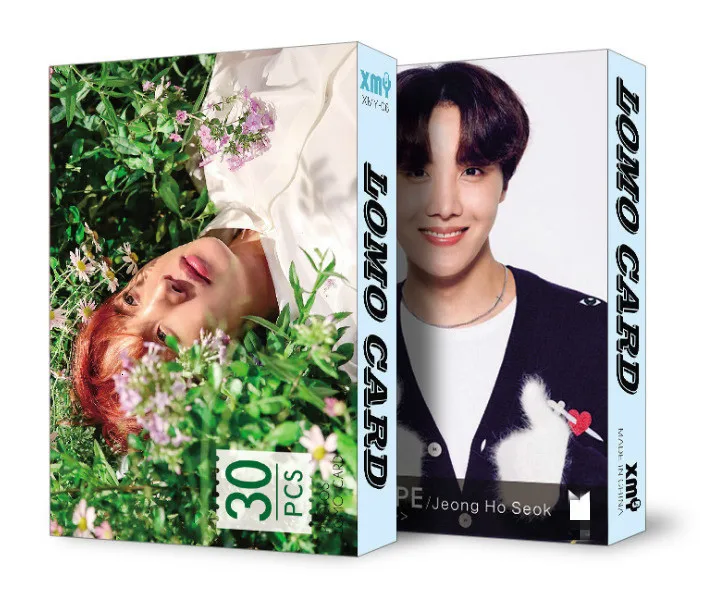 30 шт./компл. k-pop Bangtan для мальчиков альбом LOMO карты модный бумажный фото карта HD Фотокарта