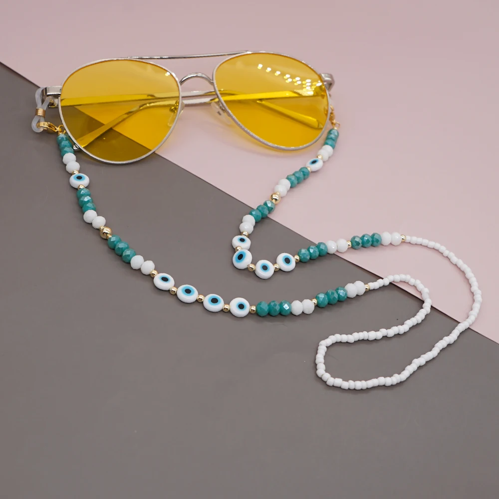 Цепочка для очков Go2Boho зрительный шнурок ювелирные изделия бирюзовые ожерелья с
