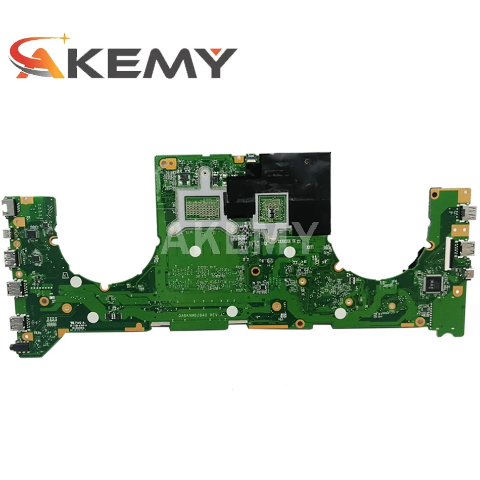 Günstig Akemy 90NB0GM0-R00010 DA0BKNMBAB0 Für Asus GL703VM GL703VD GL703V Laptop Motherboard Mainboard GTX 1050 GPU I7-7700HQ
