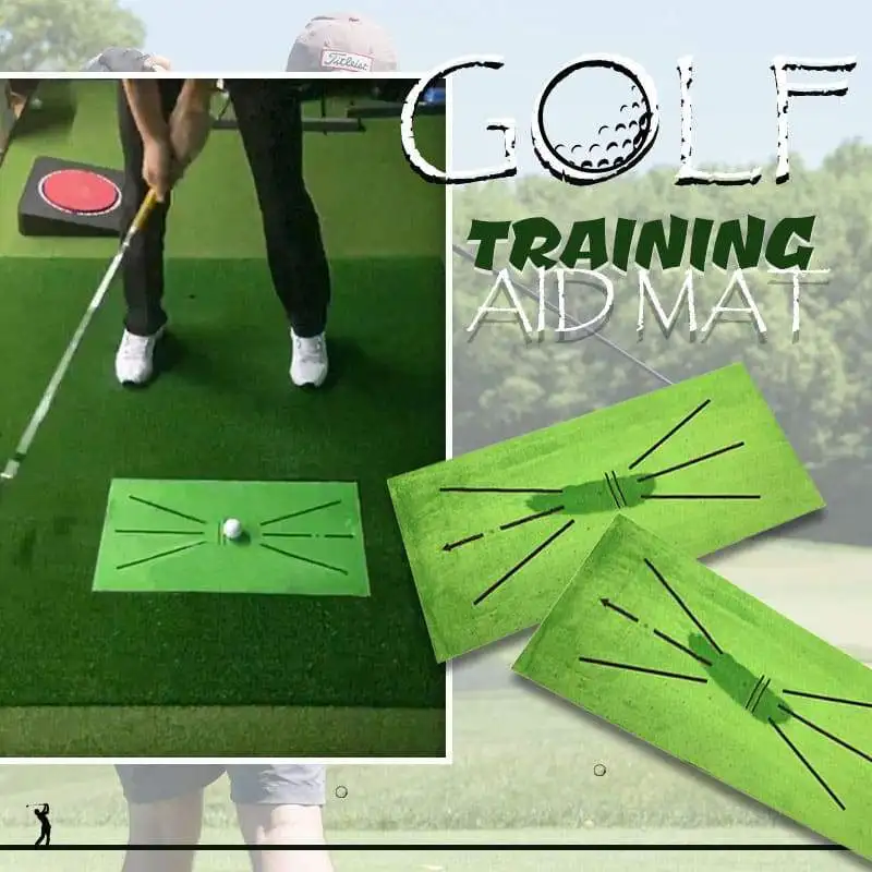 Golf Training Aid Golf Training Mat Golf Hitting Mat Durable Portable Golf Putting Practice Aids Equipment for Yard Office