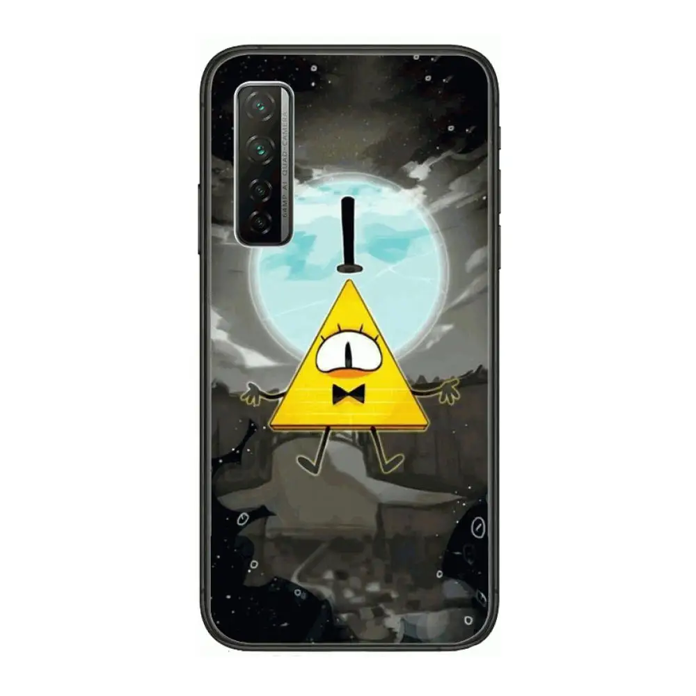 

Bumper Game Gravity Fall Phone Case For Huawei mate 40 30 10 20 40 8 9 Lite Z Pro Black Etui 3D Coque Painting Hoesjes 5g black