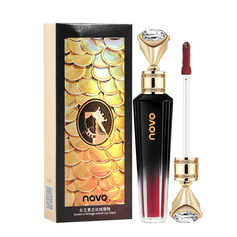 

Liquid Lipstick Matte Texture Retro Velvet Lip Glaze Waterproof Red Lip Glamour Long Lasting Lip Gloss TSLM1