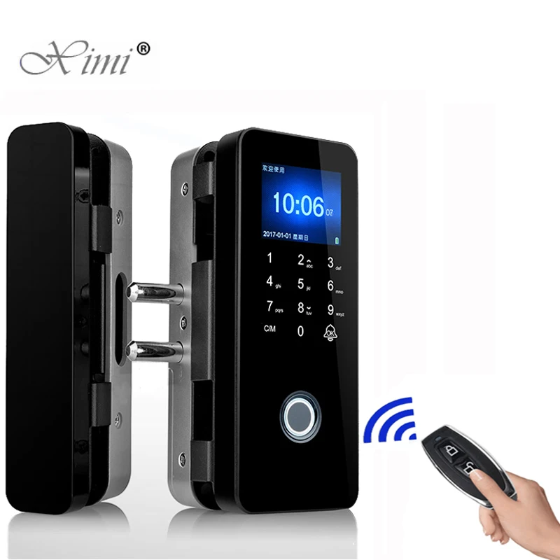 Дверной смарт замок без проводки с Биометрическим распознаванием отпечатков