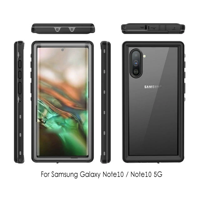 IP68 Note10+ Водонепроницаемый чехол для samsung Note 10 чехол samsung Galaxy Note 10 Plus водонепроницаемая крышка 360 Защита Note10 5G